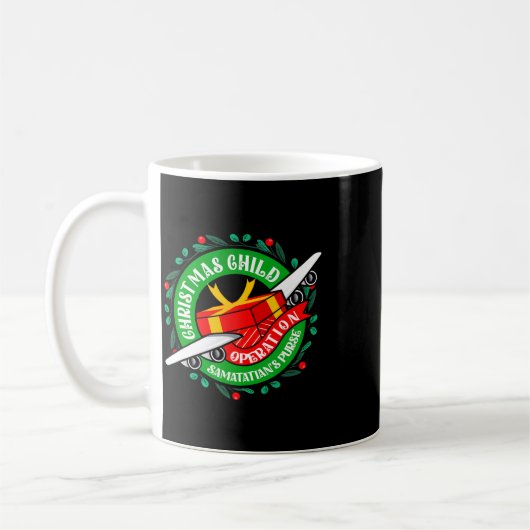Mug Opération sac à main de Samaritain Noël Mème enfan (Gauche)