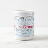 Mug Opérations de sécurité/Musique de sécurité de l'in (Centre)