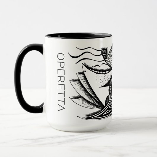 Mug Operetta par Darin Jones (Gauche)