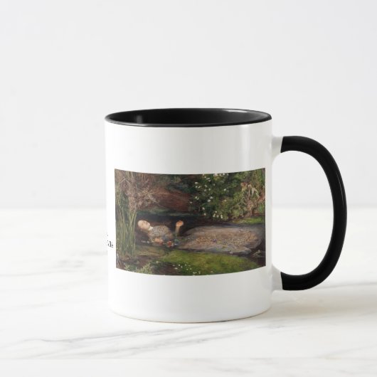 Mug Ophélie par John Everett Millais (Droite)