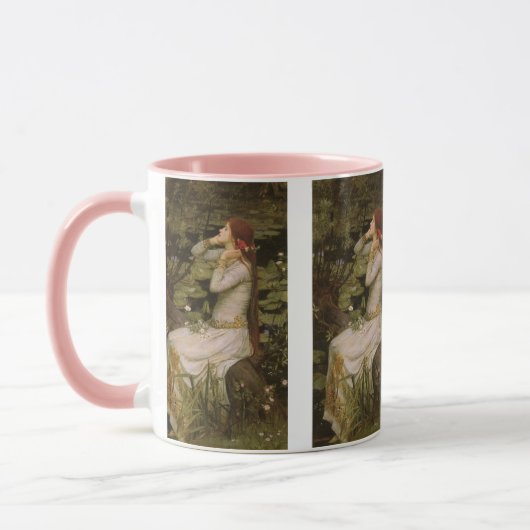 Mug Ophélie par l'étang par John William Waterhouse (Gauche)
