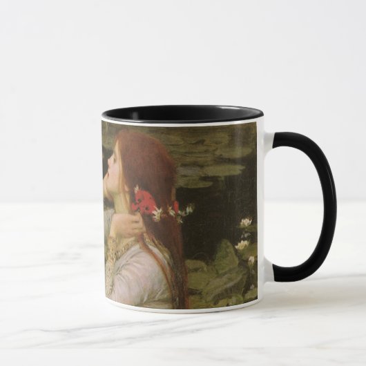 Mug Ophélie par l'étang par John William Waterhouse (Droite)