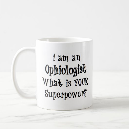 Mug ophiologiste (Gauche)