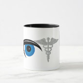Mug Ophtalmologiste Optométriste Destinée Aux Yeux (Centre)