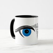 Mug Ophtalmologiste Optométriste Destinée Aux Yeux (Devant gauche)