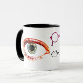 Mug Ophtalmologue Optométriste Destinée De L'Ophtalmol (Devant gauche)