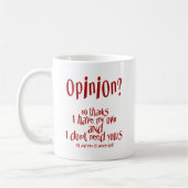 Mug Opinion (Gauche)