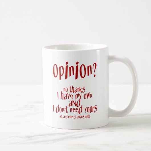 Mug Opinion (Droite)