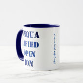 Mug "Opinion non qualifiée" (Devant gauche)