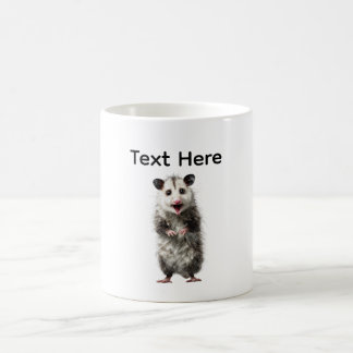 Mug Opossum choqué drôle et surpris