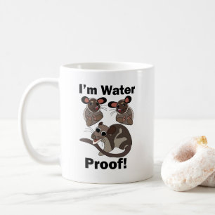 Mug Opossum d'eau Je suis étanche drôle
