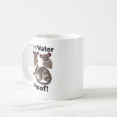 Mug Opossum d'eau Je suis étanche drôle  (Devant gauche)