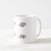 Mug Opossum Delft � Cute Animal Art (Devant droit)