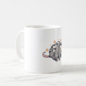 Mug Opossum Delft � Cute Animal Art (Devant gauche)