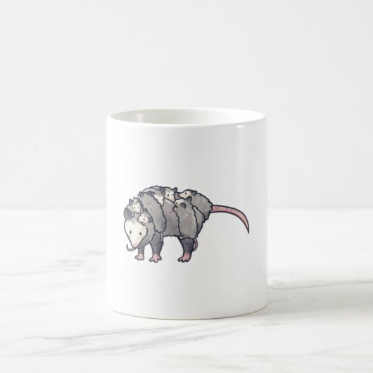 Mug Opossum Delft � Cute Animal Art (Centre)