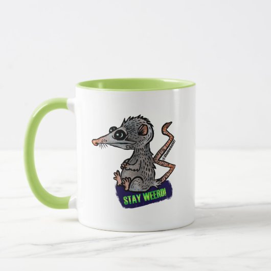 Mug opossum idiot (Gauche)