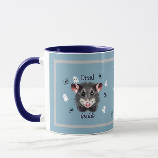 Mug Opossum Mort À L'Intérieur Acrylique (Gauche)