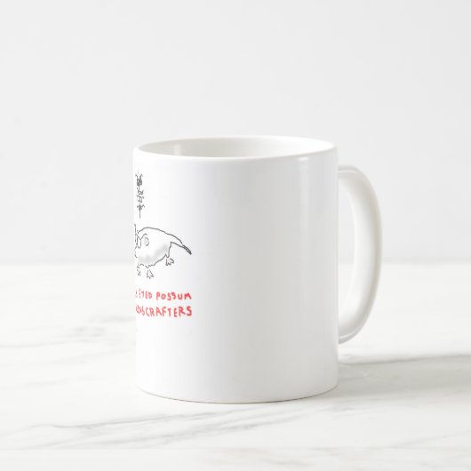Mug Opossum observé par croix (Devant droit)