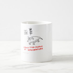 Mug Opossum observé par croix