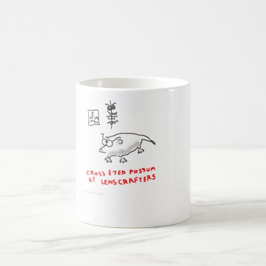 Mug Opossum observé par croix (Centre)