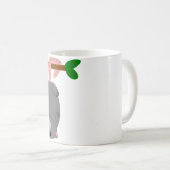 Mug Opossum/opossum de bande dessinée accrochant (Devant droit)