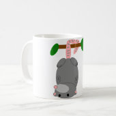Mug Opossum/opossum de bande dessinée accrochant (Devant gauche)