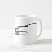 Mug Optical space ship (Devant droit)