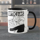 Mug Optician Présente Son Projet De Loi. Drôle dessin 