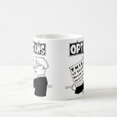 Mug Optician Présente Son Projet De Loi. Drôle dessin  (Centre)