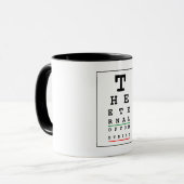 Mug Opticien drôle (Devant gauche)