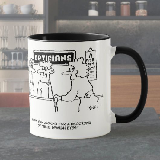 Mug Opticien est demandé pour "Spanish Eyes"