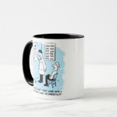Mug Opticien faisant un examen de la vue (Devant gauche)