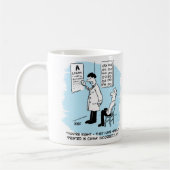 Mug Opticien faisant un examen de la vue (Gauche)