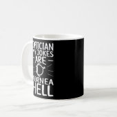 Mug Opticien Mes Blagues Sont Cornea Opticianry Optici (Devant gauche)