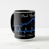 Mug Optimisation matinale de bio-hacking personnalisée (Devant gauche)