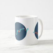 Mug Option de négociant en bourse de jour stock (Devant droit)
