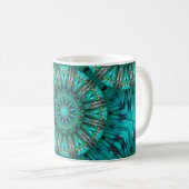 Mug Options Turquoise Art 1-2 (Devant droit)