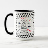 Mug Optique Ophtalmologiste Opticien Motif (Gauche)