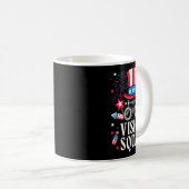Mug Optométrie Opticienne 4 juillet Vision Squad (Devant droit)