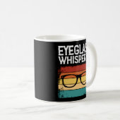 Mug Optométrie Optométrie Whisperer Eyeglass Opticien (Devant droit)