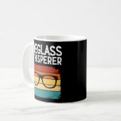 Mug Optométrie Optométrie Whisperer Eyeglass Opticien (Devant gauche)