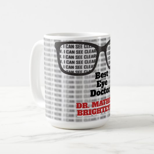 Mug Optométriste (Devant gauche)