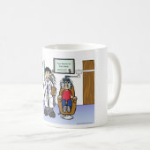 Mug Optométriste - Dessin masculin de PrintedPerfectio (Devant droit)