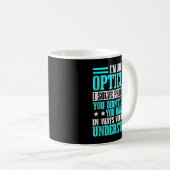 Mug Optométristes Opticiens Docteur Ophtalmologiste de (Devant droit)