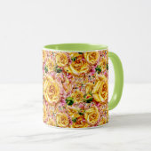 Mug Opulence Rose Dorée Groovy : (Devant droit)