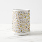 Mug Or, Argent, Gris Terrazzo Motif (Centre)