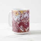 Mug Or, Argent, Rouge, Or Rose, Marbre Artwork (Devant gauche)