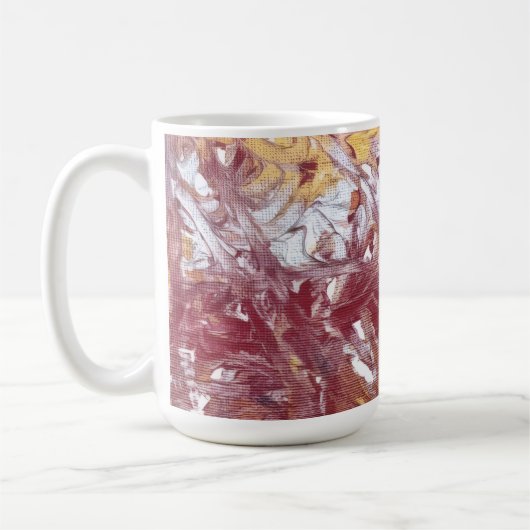Mug Or, Argent, Rouge, Or Rose, Marbre Artwork (Gauche)