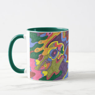Mug "Or" Art Abstrait