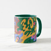 Mug "Or" Art Abstrait (Devant droit)
